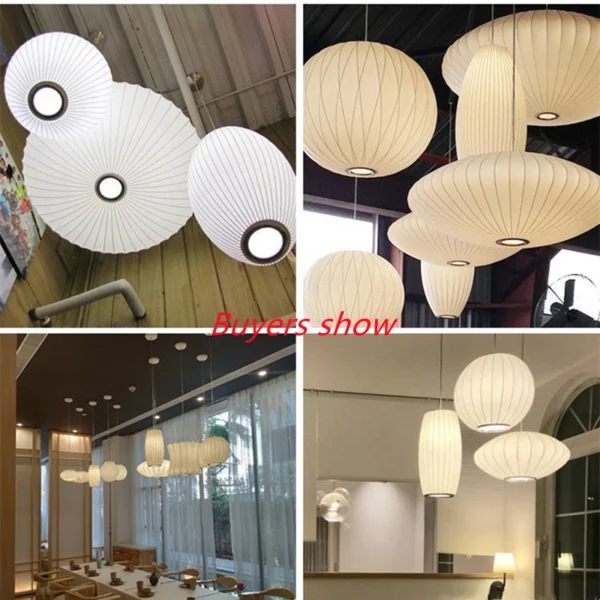 Denmark Designer Silk Pendant Lamp Living Room Hotel Hall Restaurant Hanglamp Home Decoration LED Lighting Factory Direct Sales - Image 6