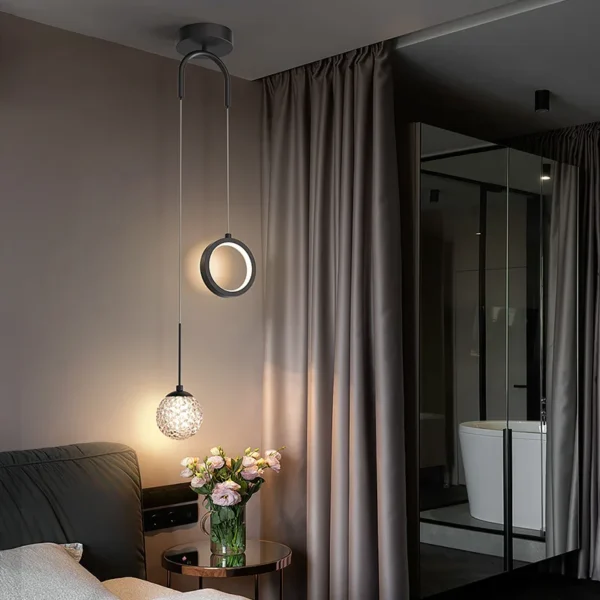 Modern Nordic LED Pendant Light Room Decor Starry Sky Romanti For Living Room Light Designer Decorative Bedroom Home Lighting - Image 5