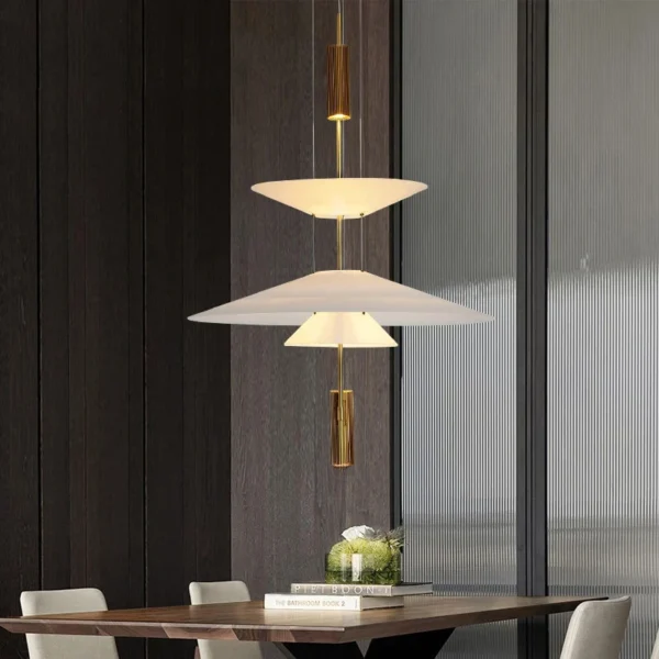 Modern Personality LED Hanging Lamp Flying Saucer Home Decor Denmark Designer Dining Table Bar Living Room UFO Pendant Lights - Image 5