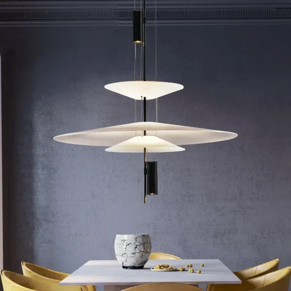 Modern Personality LED Hanging Lamp Flying Saucer Home Decor Denmark Designer Dining Table Bar Living Room UFO Pendant Lights - Image 4