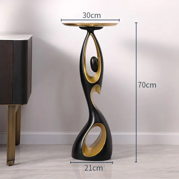 Creative Home Decor Art Abstract Sofa Side Table Light Luxury Living Room Porch Decoration Corner Table Designer Furniture - Image 6