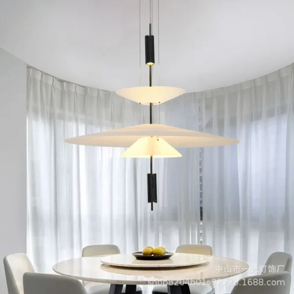 Nordic Designer LED Ceiling Chandelier Acrylic Dining Living Room Center Table Kitchen Pendant Lamp Home Decor Lighting Fixture - Image 4